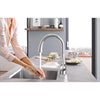 [30313000] Touchless FootControl Single-Handle Pull Down Kitchen Faucet Dual Spray 1.75 GPM - GROHE StarLight Chrome