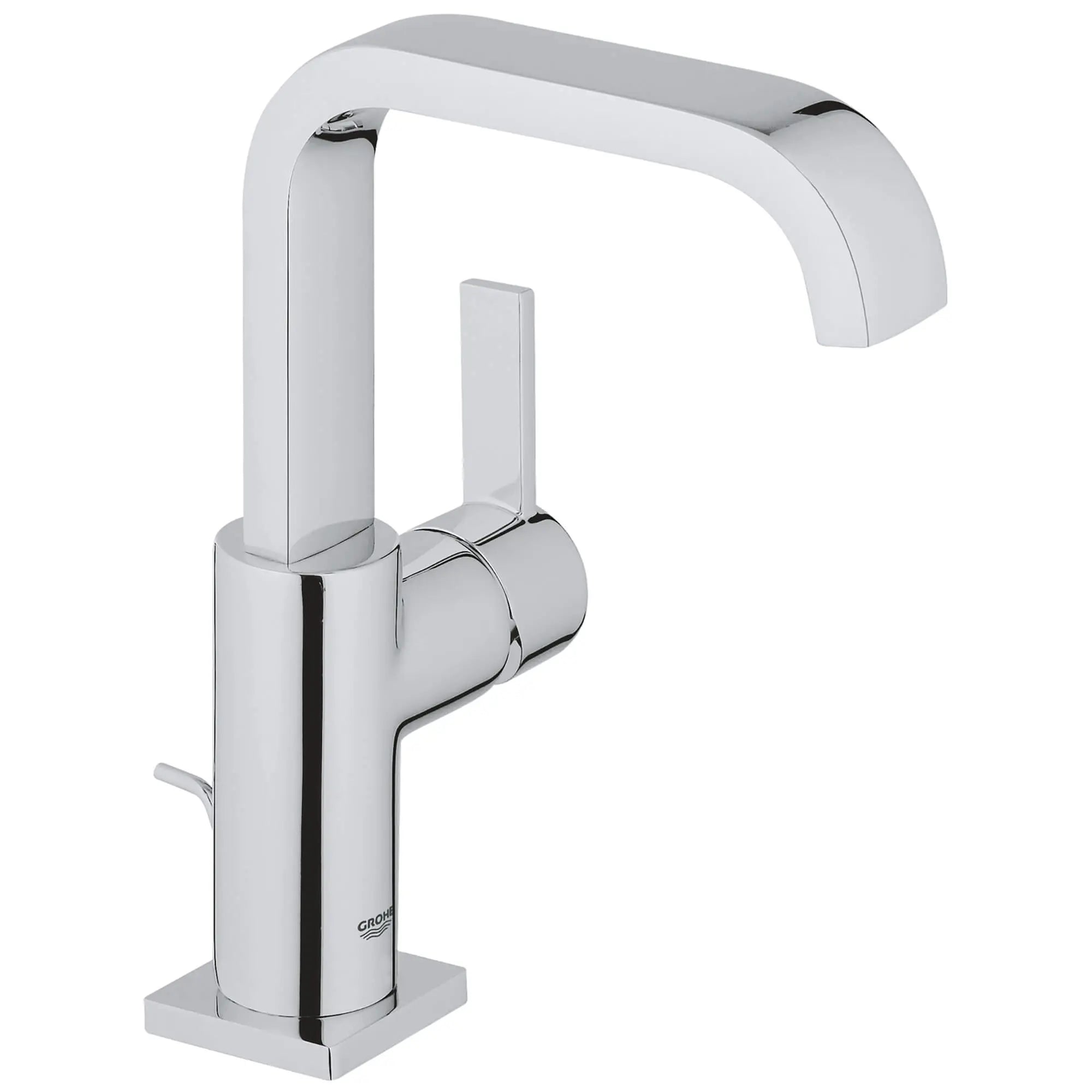 Allure Single-Hole Single-Handle L-Size Bathroom Faucet 1.2GPM // GROHE STARLIGHT CHROME // 15073_32128000-allure-single-handle-bathroom-faucet-l-size-starlight-chrome_0_CDNwebp.webp