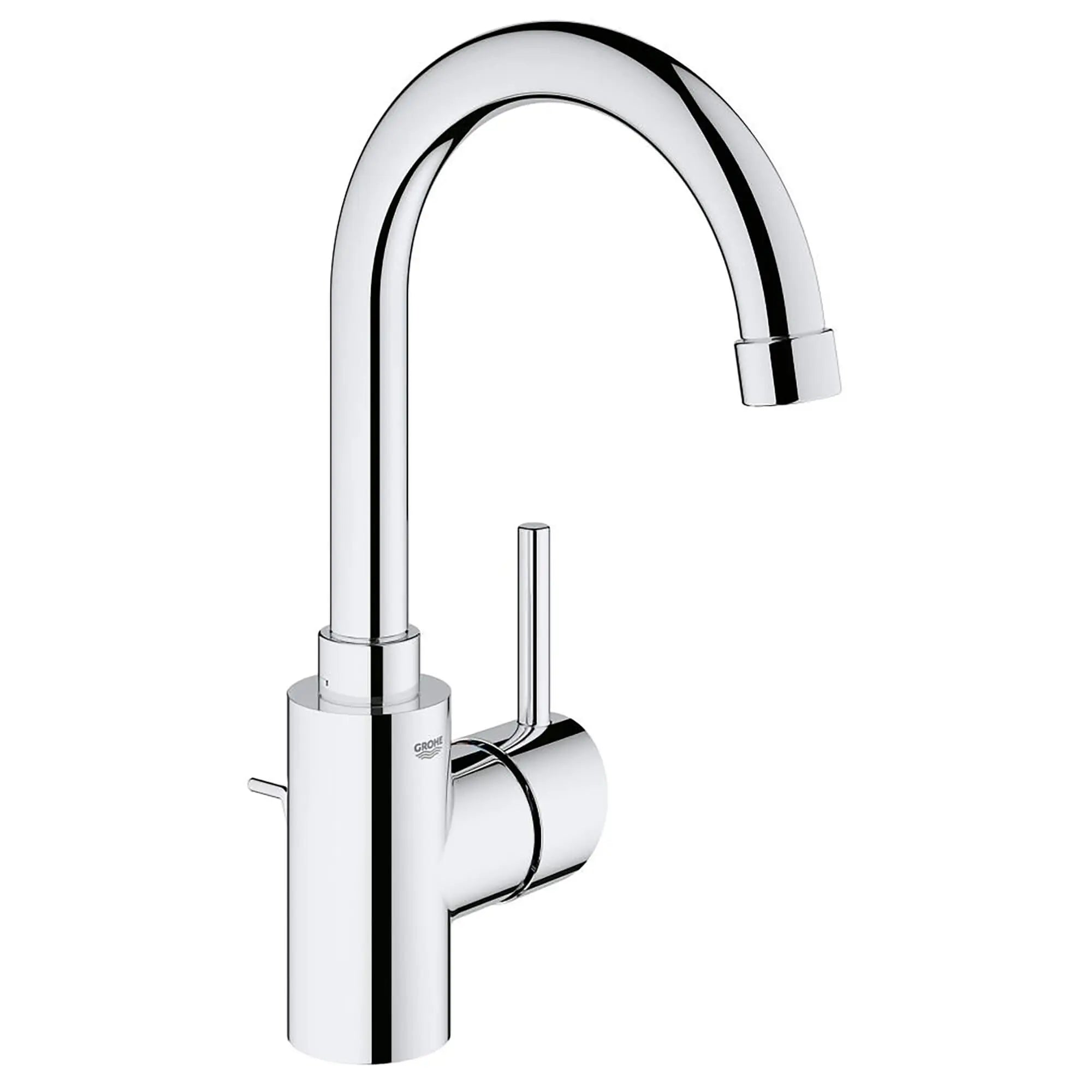 L-Size Single-Handle Single-Hole Bathroom Faucet - 1.5 GPM // GROHE STARLIGHT CHROME // 15080_32138001-Concetto-Single-Handle_Bathroom_Faucet_L-size_0_CDNwebp.webp