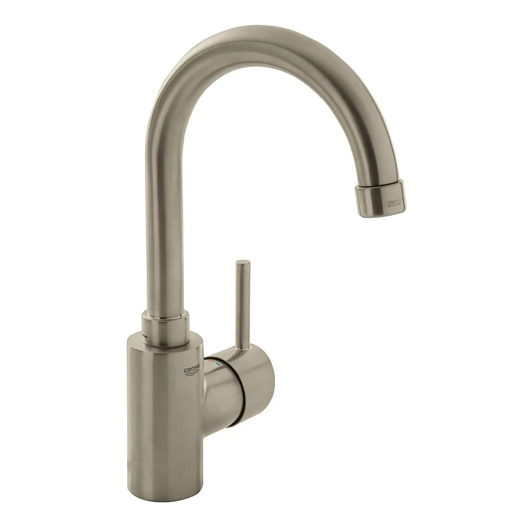 L-Size Single-Handle Single-Hole Bathroom Faucet - 1.5 GPM // BRUSHED NICKEL INFINITYFINISH // 15085_32138EN1-Concetto-Single-Handle_Bathroom_Faucet_L-size_0_CDNwebp.webp
