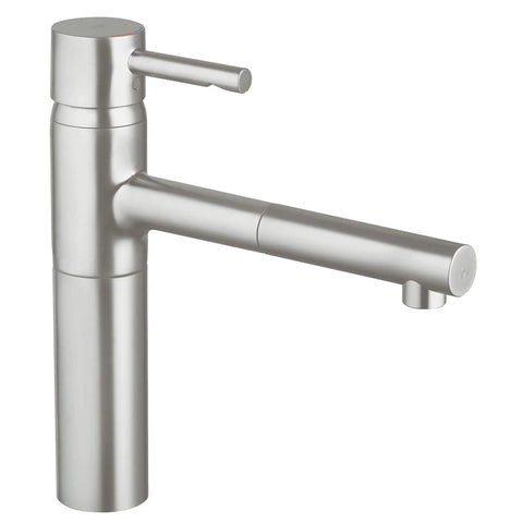 Single-Handle Pull-Out Kitchen Faucet Single Spray 1.75 GPM - SuperSteel InfinityFinish