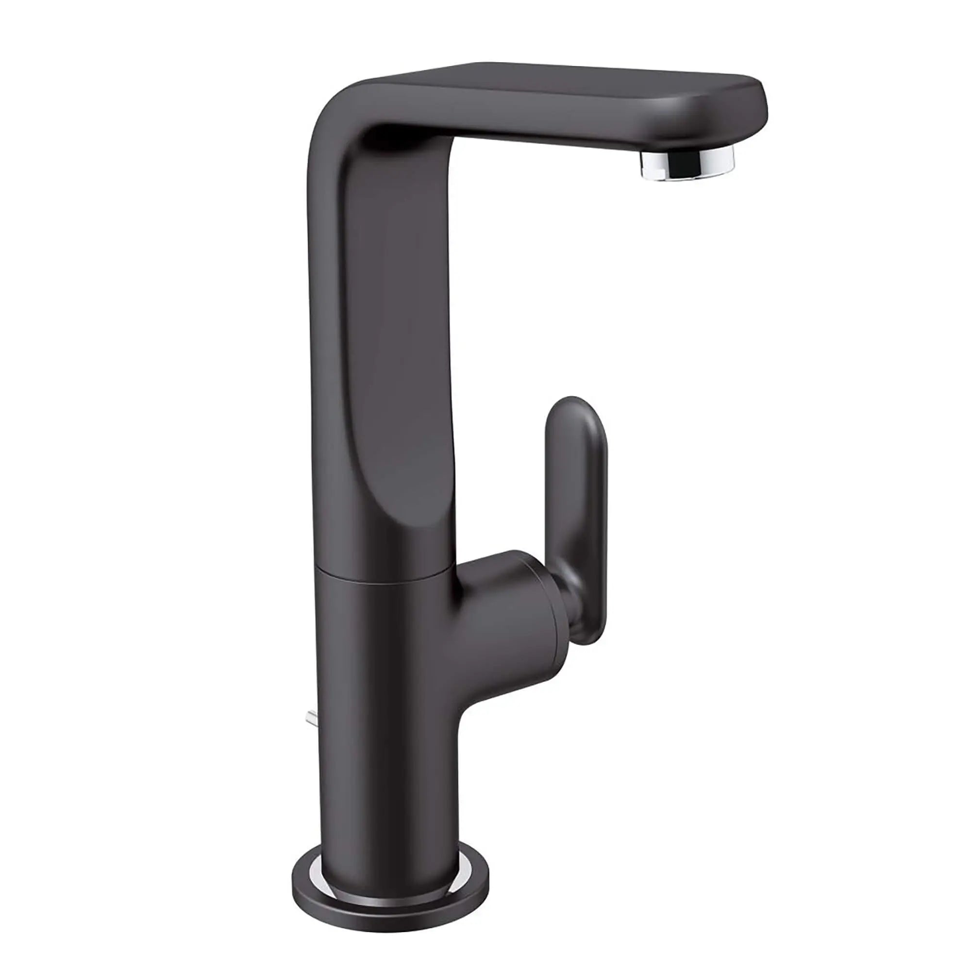 Ohm Basin High Spout // VELVET BLACK // 15094_32185KS0-Veris-Single-Handle_Bathroom_Faucet_L-size_0_CDNwebp.webp