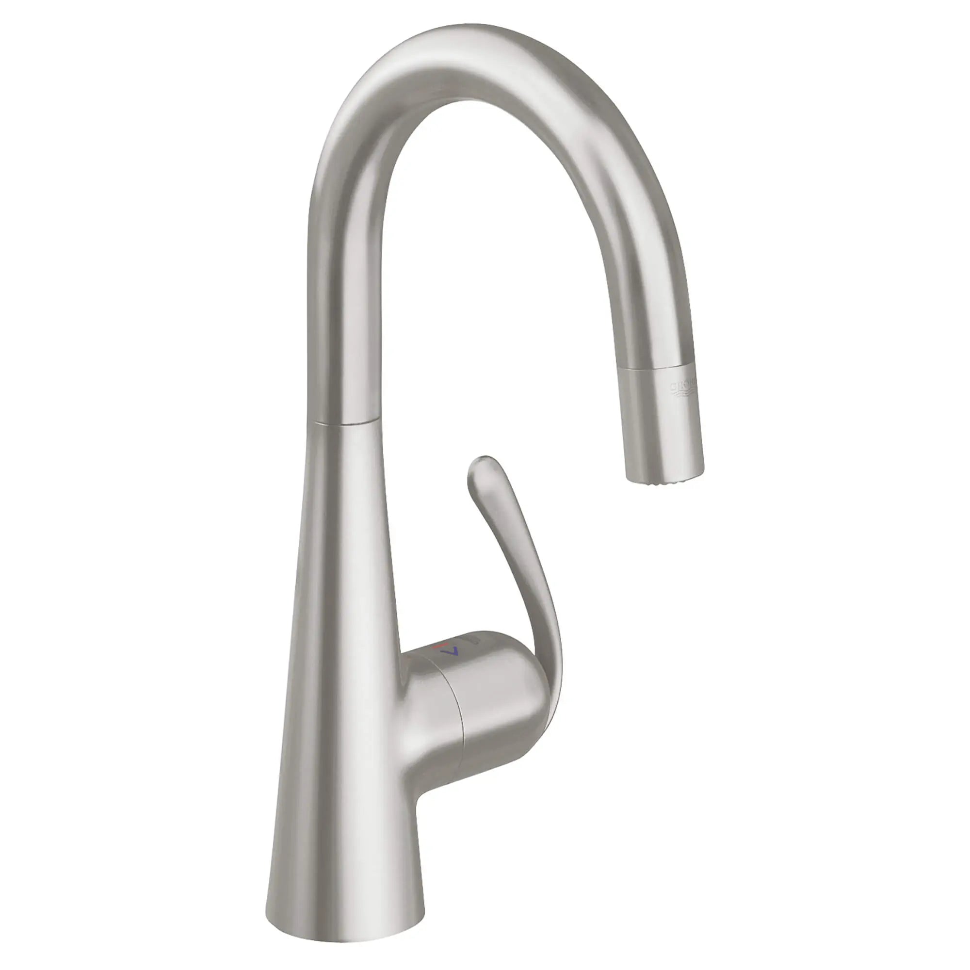 Single-Handle Pull Down Kitchen Faucet Dual Spray 1.75 GPM // SUPERSTEEL INFINITYFINISH // 15140_32283dc0-ladylux3-pro-single-handle-kitchen-faucet-supersteel-infinityfinish_0_CDNwebp.webp