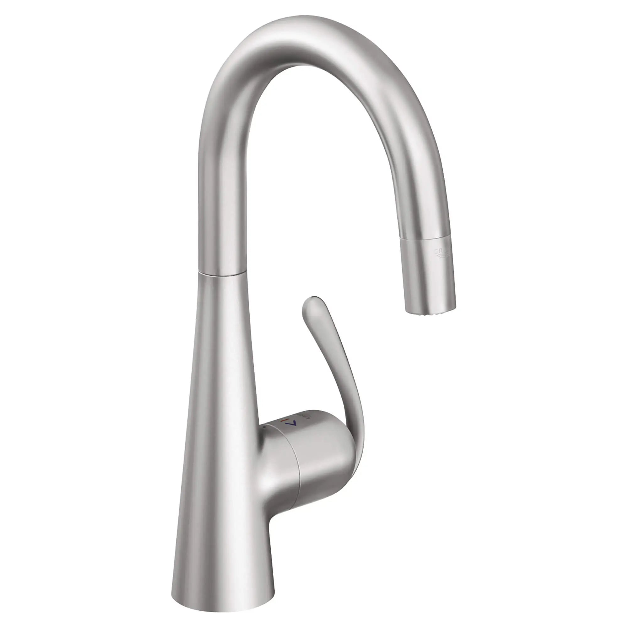 Single-Handle Pull Down Kitchen Faucet Dual Spray 1.75 GPM // STAINLESS STEEL // 15145_32283sd0-ladylux3-pro-single-handle-kitchen-faucet-grohe-realsteel_0_CDNwebp.webp