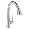 [32298DC3] GROHE Zedra Single-Handle Pull Down Kitchen Faucet Triple Spray 1.75 GPM (6.6 L/min) - GROHE StarLight Chrome