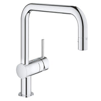 [32319000] Single-Handle Pull Down Kitchen Faucet Dual Spray 1.75 GPM - GROHE StarLight Chrome