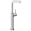 [32655001] Single Hole Single-Handle Deck Mount Vessel Sink Faucet 1.5 GPM - Brushed Nickel InfinityFinish