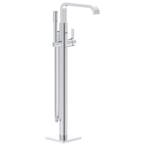 Floor-Mounted Tub Filler With Hand Shower - GROHE StarLight Chrome