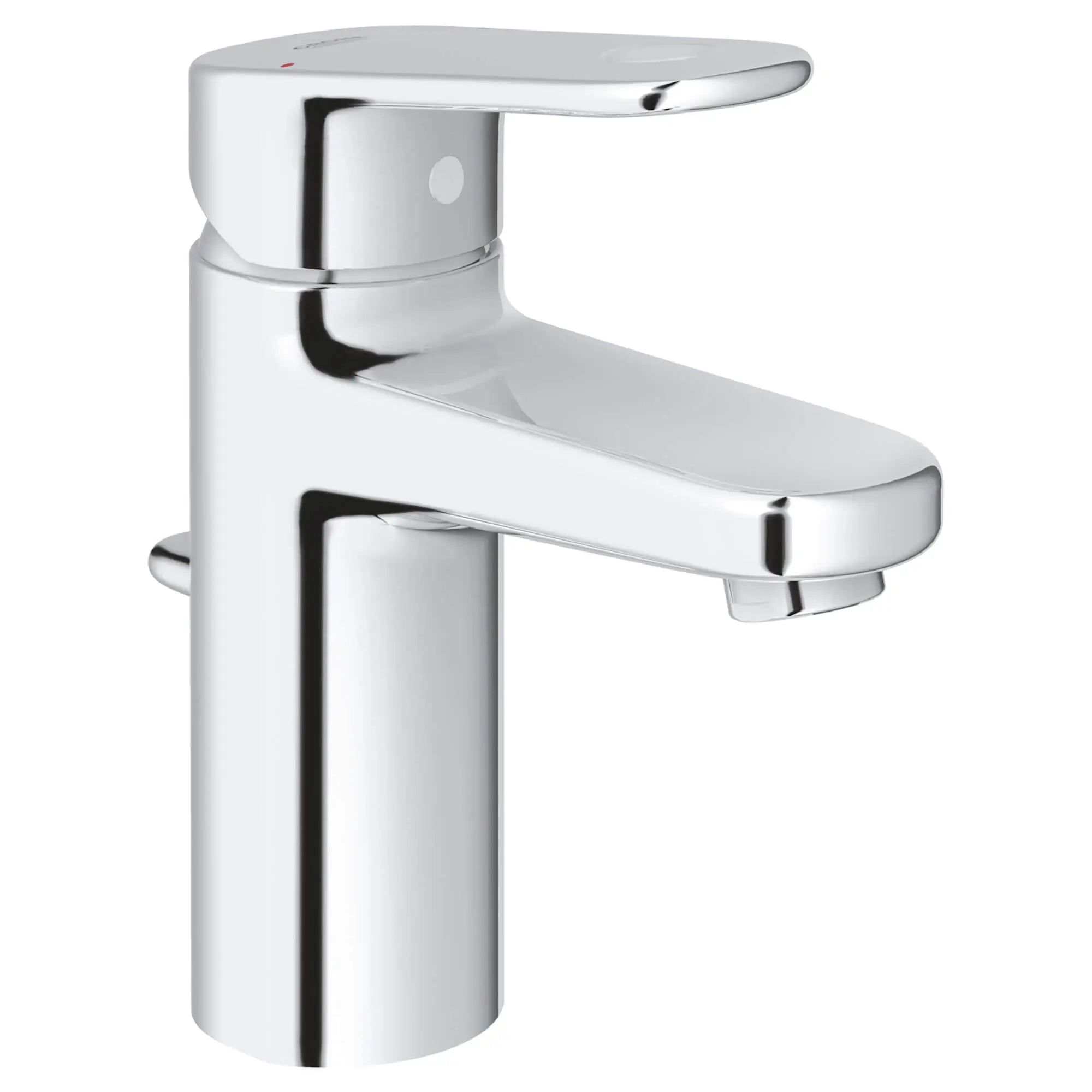 S-Size Single-Handle Single-Hole Bathroom Faucet - 5.7 L/min (1.5 gpm) // GROHE STARLIGHT CHROME // 15254_33170002-europlus-single-handle-bathroom-faucet-s-size-starlight-chrome_0_CDNwebp.webp