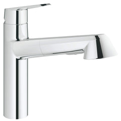[33330002] Single-Handle Pull-Out Kitchen Faucet Dual Spray 1.75 GPM - GROHE StarLight Chrome