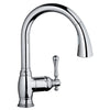 [33870001] Single-Handle Pull Down Kitchen Faucet Dual Spray 1.75 GPM - GROHE StarLight Chrome