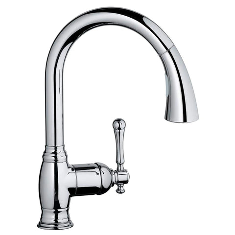 Single-Handle Pull Down Kitchen Faucet Dual Spray 1.75 GPM - GROHE StarLight Chrome