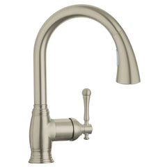 [33870EN1] Single-Handle Pull Down Kitchen Faucet Dual Spray 1.75 GPM - GROHE StarLight Chrome