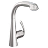[33893SD0] Single-Handle Pull-Out Kitchen Faucet Dual Spray 1.75 GPM - GROHE StarLight Chrome