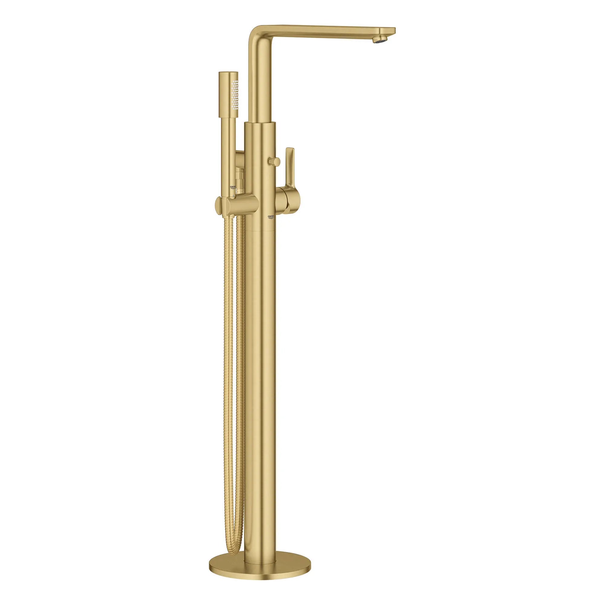 Single-Handle Freestanding Tub Faucet with 1.75 GPM (6.6 L/min) Hand Shower // BRUSHED COOL SUNRISE // 153577_23792GN1_0_CDNwebp.webp