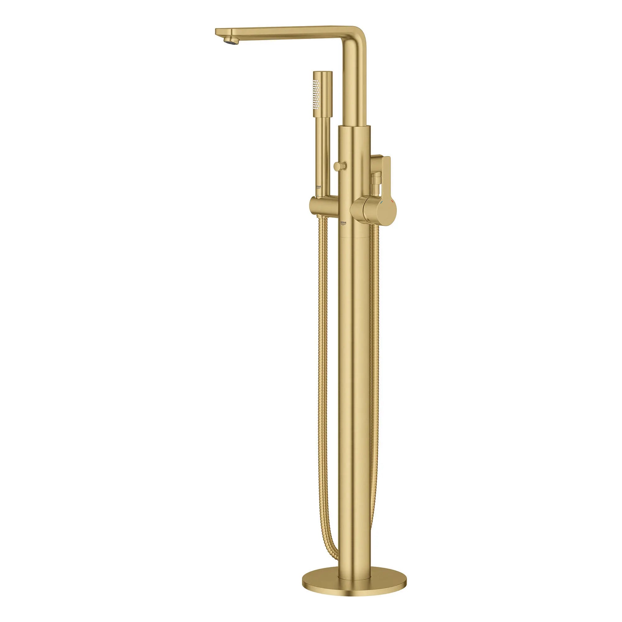 Single-Handle Freestanding Tub Faucet with 1.75 GPM (6.6 L/min) Hand Shower // BRUSHED COOL SUNRISE // 153632_23792GN1_2_0_CDNwebp.webp