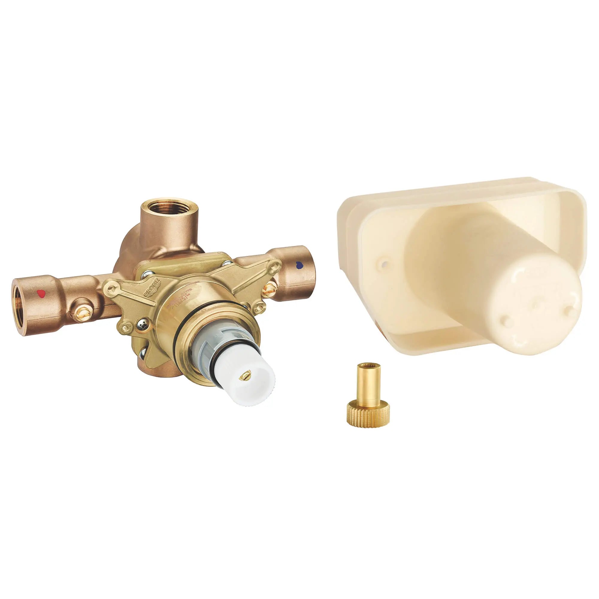 3/4" Thermostatic Rough-In Valve // NO FINISH // 15379_34397000-grohtherm-34-inch-thermostat-rough-in-valve_0_CDNwebp.webp