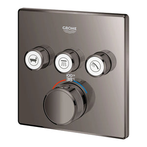 [29142A00] Triple Function Thermostatic Valve Trim - GROHE StarLight Chrome