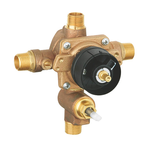 Pressure Balance Rough-In Valve with Built-in Diverter - No Finish