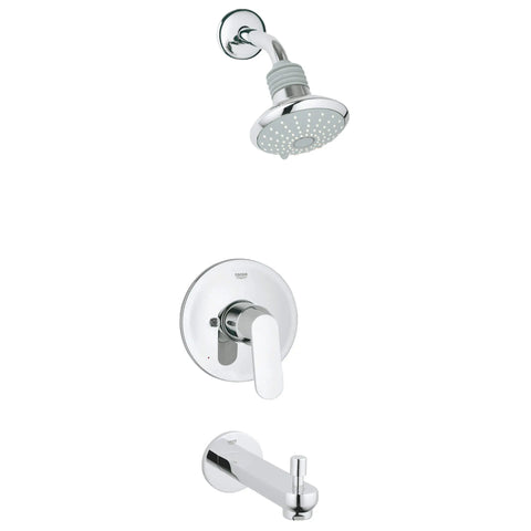 Pressure Balance Valve Tub/Shower Combo - GROHE StarLight Chrome