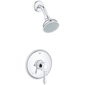 [35046000] Pressure Balance Valve Shower Combo - GROHE StarLight Chrome