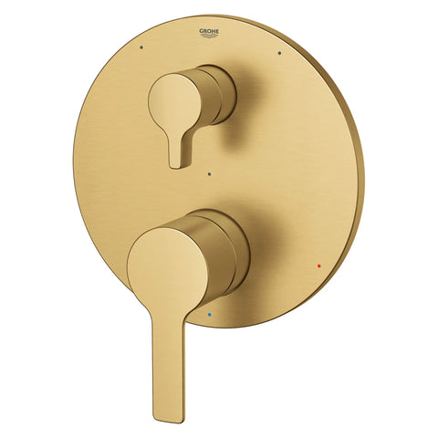 LINEARE PRESSURE BALANCE VALVE TRIM WITH 3-WAY DIVERTER WITH CARTRIDGE - Brushed Cool Sunrise