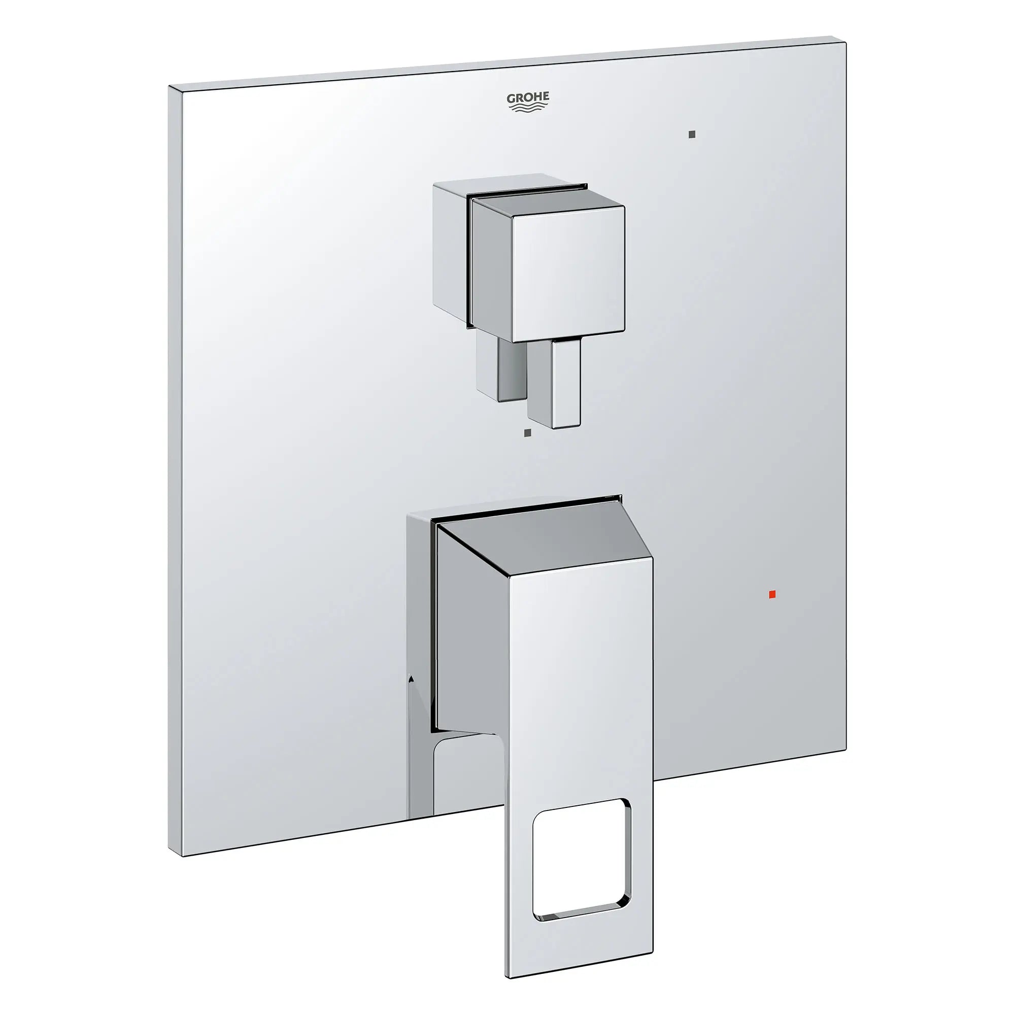 EUROCUBE PRESSURE BALANCE VALVE TRIM WITH 2-WAY DIVERTER WITH CARTRIDGE // GROHE STARLIGHT CHROME // 154490_29422000_0_CDNwebp.webp