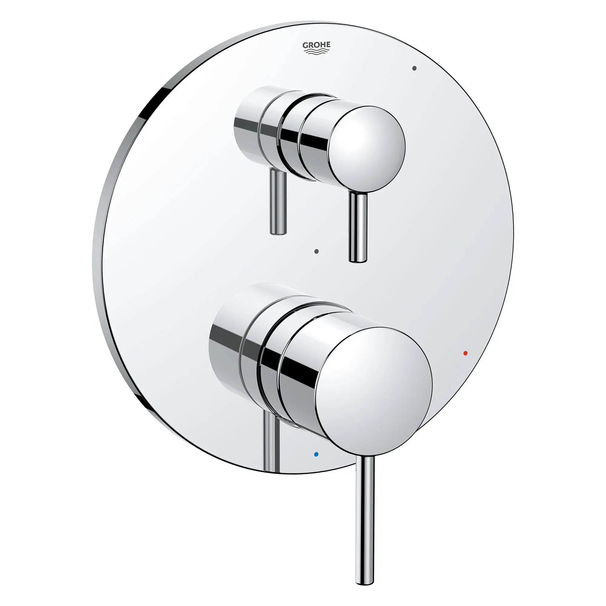 TIMELESS PRESSURE BALANCE VALVE TRIM WITH 2-WAY DIVERTER WITH CARTRIDGE // GROHE STARLIGHT CHROME // 154497_29423000_0_CDNwebp.webp