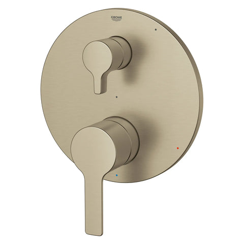 LINEARE PRESSURE BALANCE VALVE TRIM WITH 2-WAY DIVERTER WITH CARTRIDGE - Brushed Nickel InfinityFinish