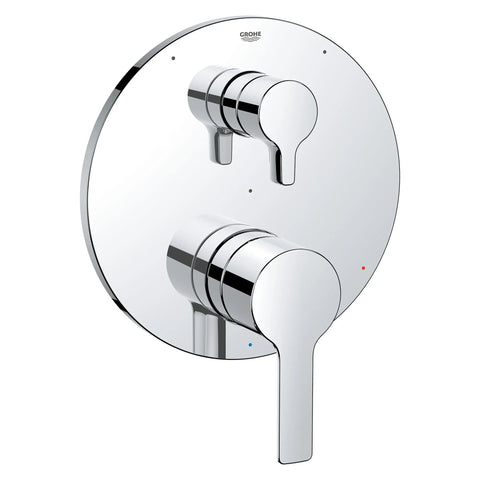 LINEARE PRESSURE BALANCE VALVE TRIM WITH 3-WAY DIVERTER WITH CARTRIDGE - GROHE StarLight Chrome