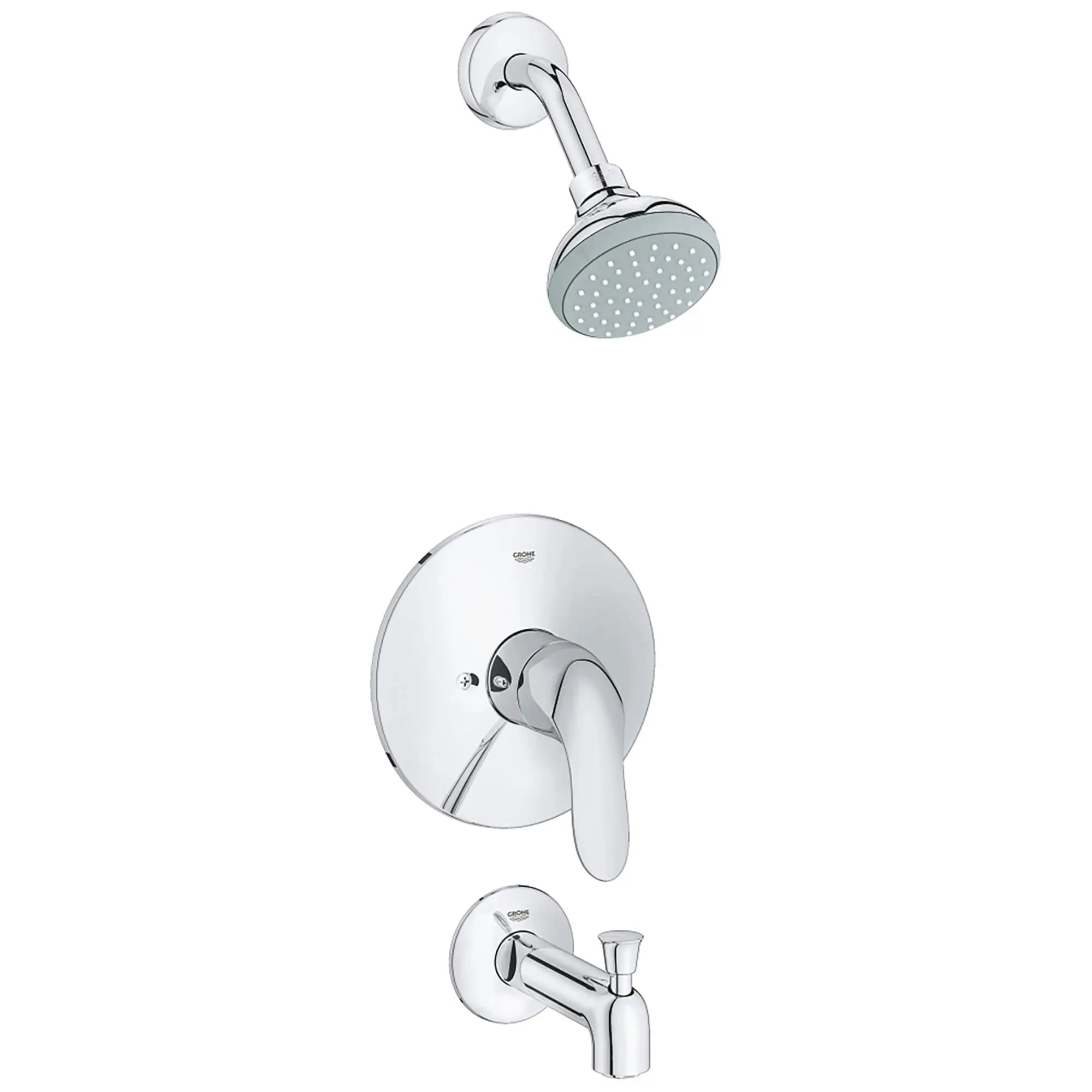 Pressure Balance Valve Tub/Shower Combo // GROHE STARLIGHT CHROME // 15453_35049000-Agira-Shower_Tub_Combination_0_CDNwebp.webp