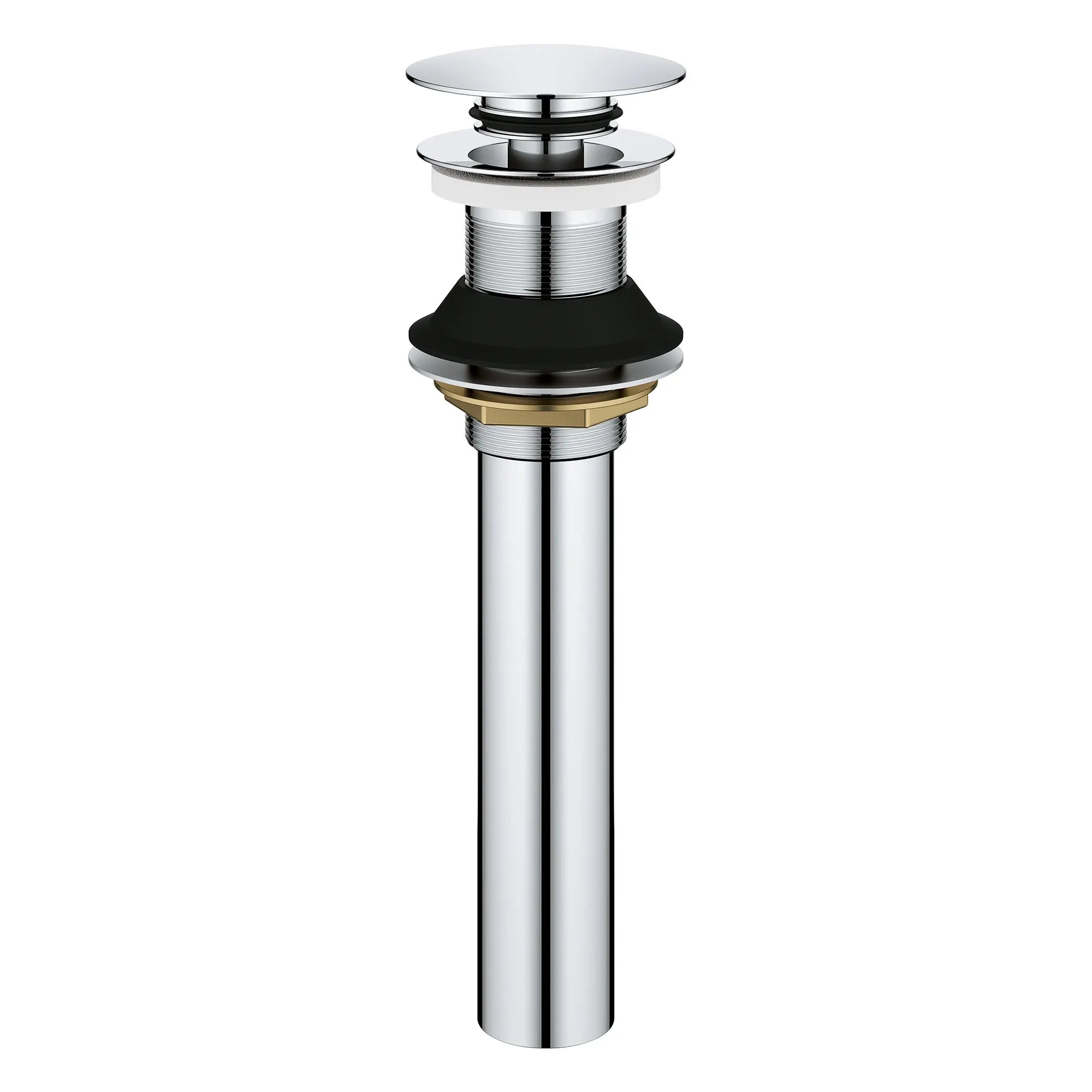 Bathroom Sink Push Drain without Overflow // GROHE STARLIGHT CHROME // 154674_48657000_0_CDNwebp.webp