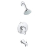 [35062003] Pressure Balance Valve Tub/Shower Combo - GROHE StarLight Chrome