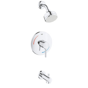 [3507310A] Pressure Balance Valve Tub/Shower Combo - GROHE StarLight Chrome