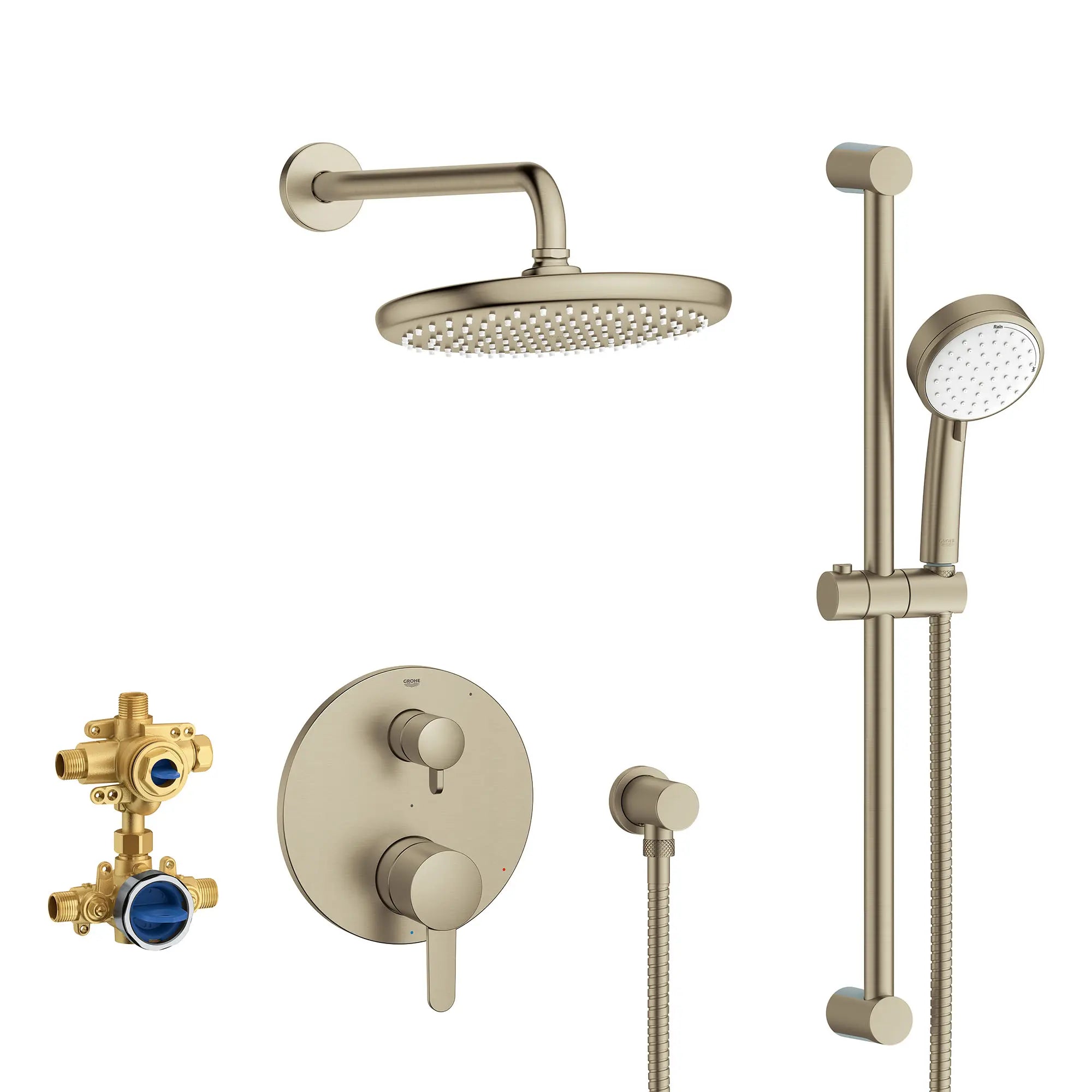 Cosmopolitan 2-Handle Pressure Balance Rainshower Bundle // BRUSHED NICKEL INFINITYFINISH // 155403_29428EN0_0_CDNwebp.webp
