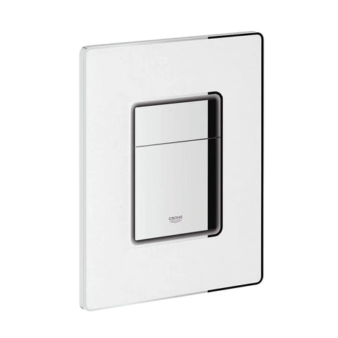 Cosmopolitan Leather WC Plate - White Leather