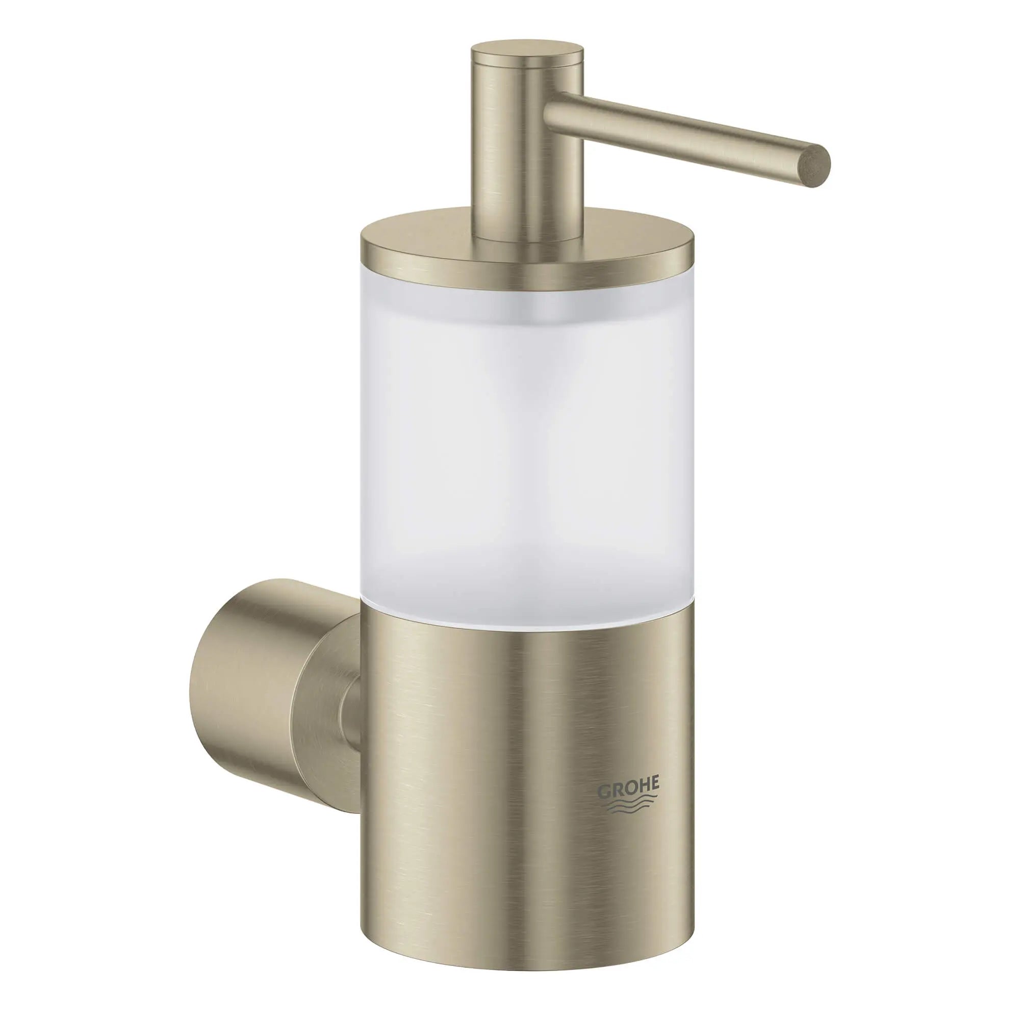 Holder For Glass, Soap Dish Or Soap Dispenser // BRUSHED NICKEL INFINITYFINISH // 15816_40304en3-atrio-holder-brushed-nickel-infinityfinish-3_0_CDNwebp.webp