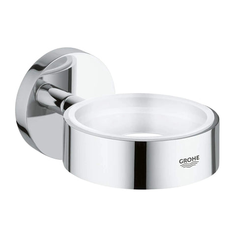 Essentials Holder F.Glas, Soap Dish/Disp - GROHE StarLight Chrome