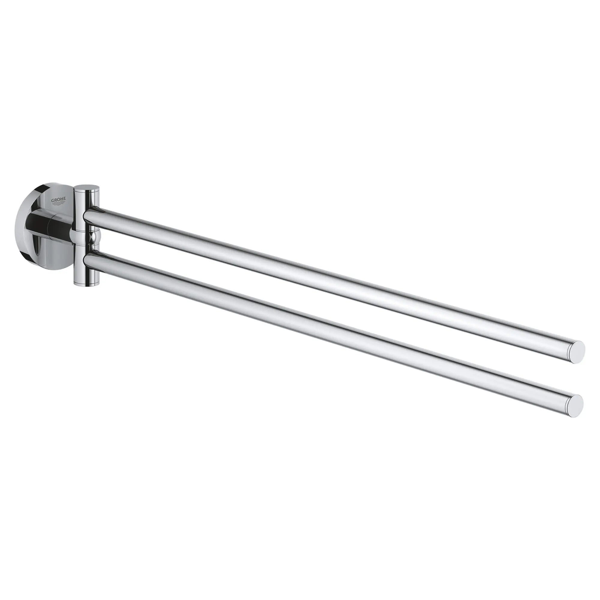 18" Double Towel Bar // GROHE STARLIGHT CHROME // 15875_40371001-essentials-towel-bar-starlight-chrome_0_CDNwebp.webp