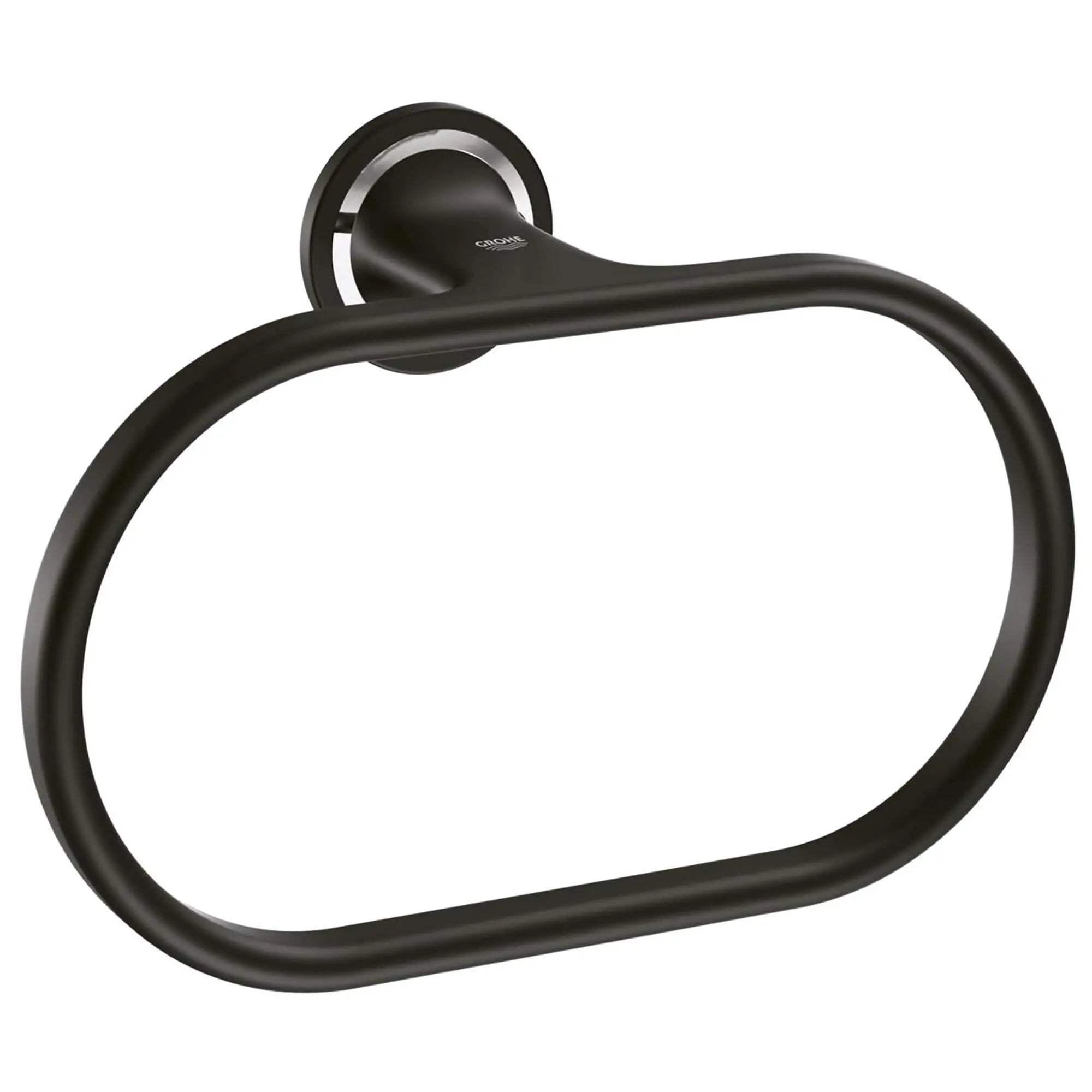 9 In. Towel Ring // VELVET BLACK // 15892_40379KS0-GROHE_Ondus-Towel_Ring_0_CDNwebp.webp