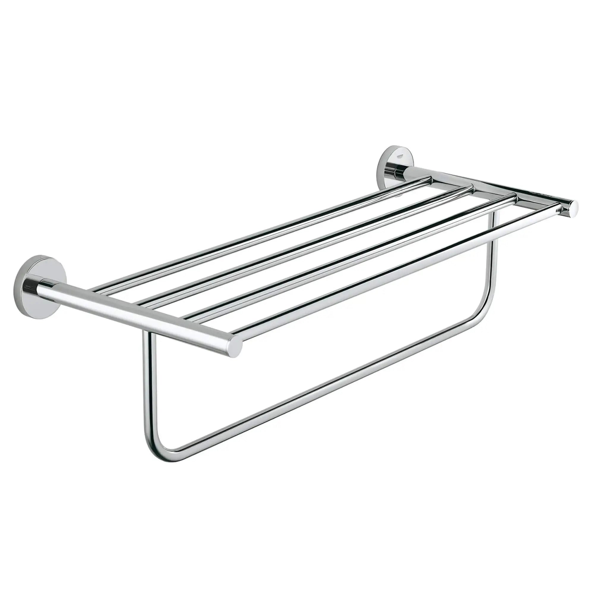 Baucosmopolitan Bath Towel Bar 560Mm // GROHE STARLIGHT CHROME // 15969_40462000-BauCosmopolitan-Towel_rack_0_CDNwebp.webp
