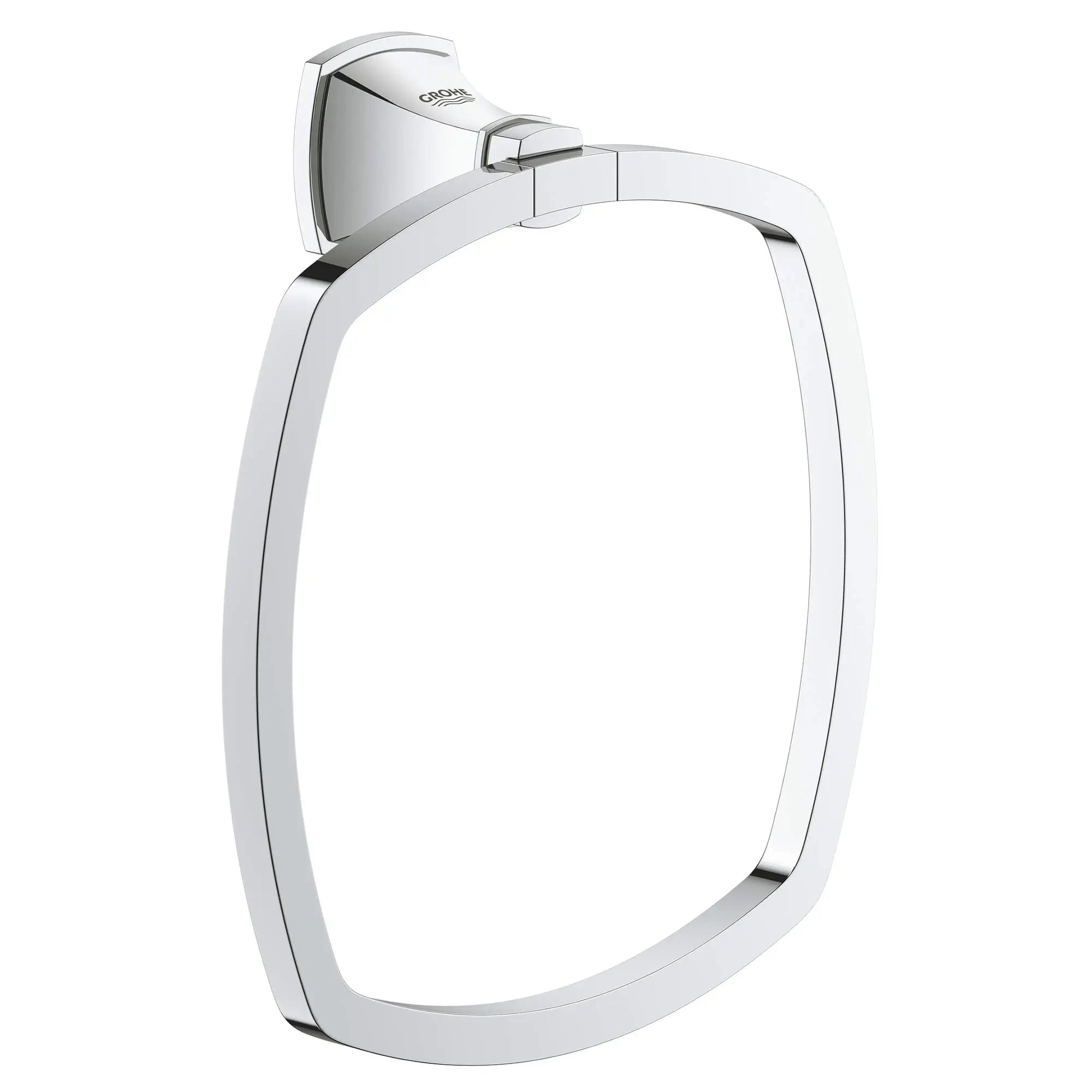 8" Towel Ring // GROHE STARLIGHT CHROME // 16046_40630000-grandera-towel-ring-starlight-chrome_0_CDNwebp.webp