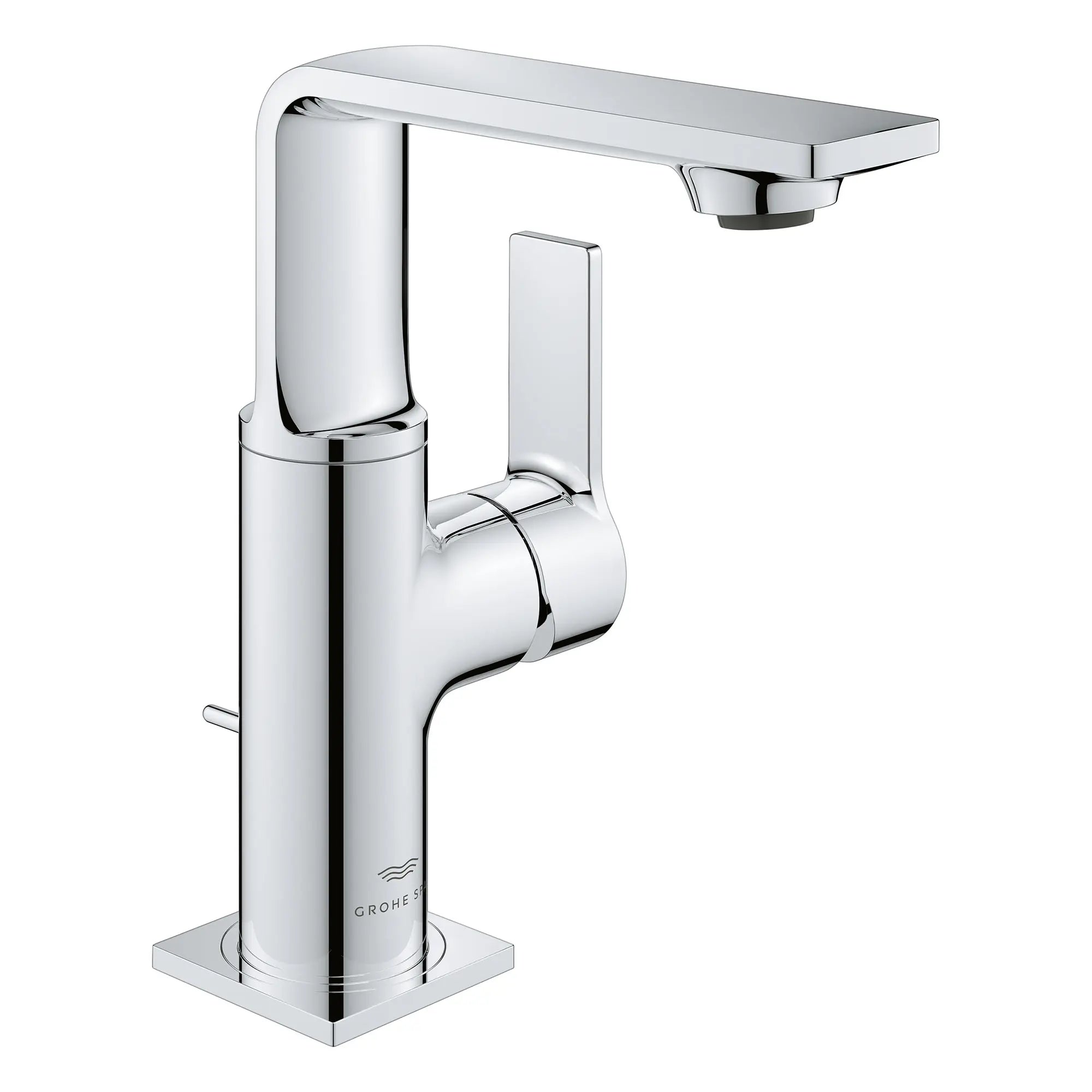 Allure Single-Hole Single-Handle M-Size Bathroom Faucet, 1.2 GPM (4.5 L/min) // GROHE STARLIGHT CHROME // 161336_Allure_SiloRight_23857001_0001_Feb2023_0_CDNwebp.webp