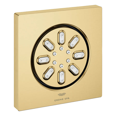 Rainshower Body Spray, Square - 2 Sprays, 0.9 GPM (3.4 L/min) - Brushed Cool Sunrise