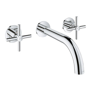[20663000] Atrio 2-Handle Wall Mount Faucet, 1.2 GPM (4.5 L/min) - GROHE StarLight Chrome