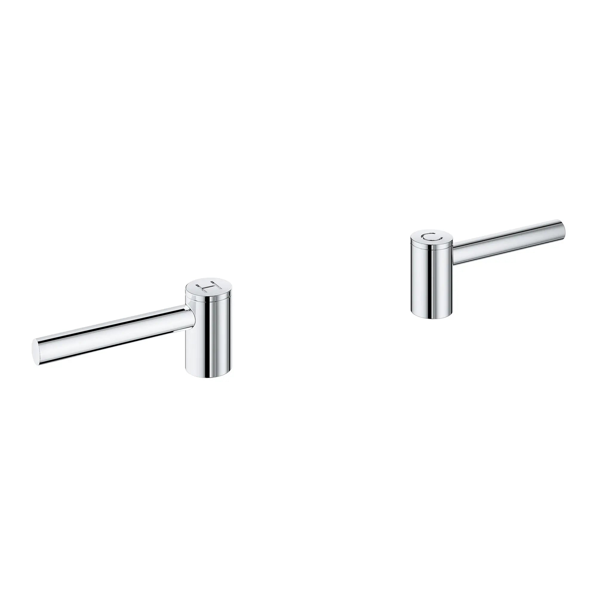 Atrio Lever Handles for Bathroom Sink Faucet (Pair) // GROHE STARLIGHT CHROME // 161418_Atrio_SiloRight_14216000_0001_Feb2023_0_CDNwebp.webp