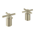 [14217EN0] Atrio Cross Handles for Roman Tub Faucet (Pair) - GROHE StarLight Chrome