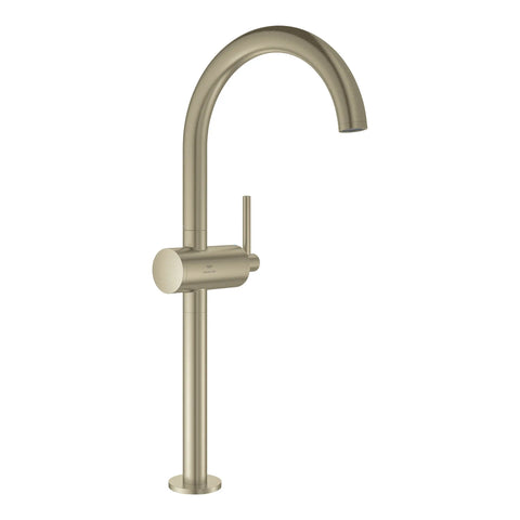 Atrio Single Hole Single-Handle Vessel Sink Faucet without Handles, 1.2 GPM (4.5 L/min) - Brushed Nickel InfinityFinish
