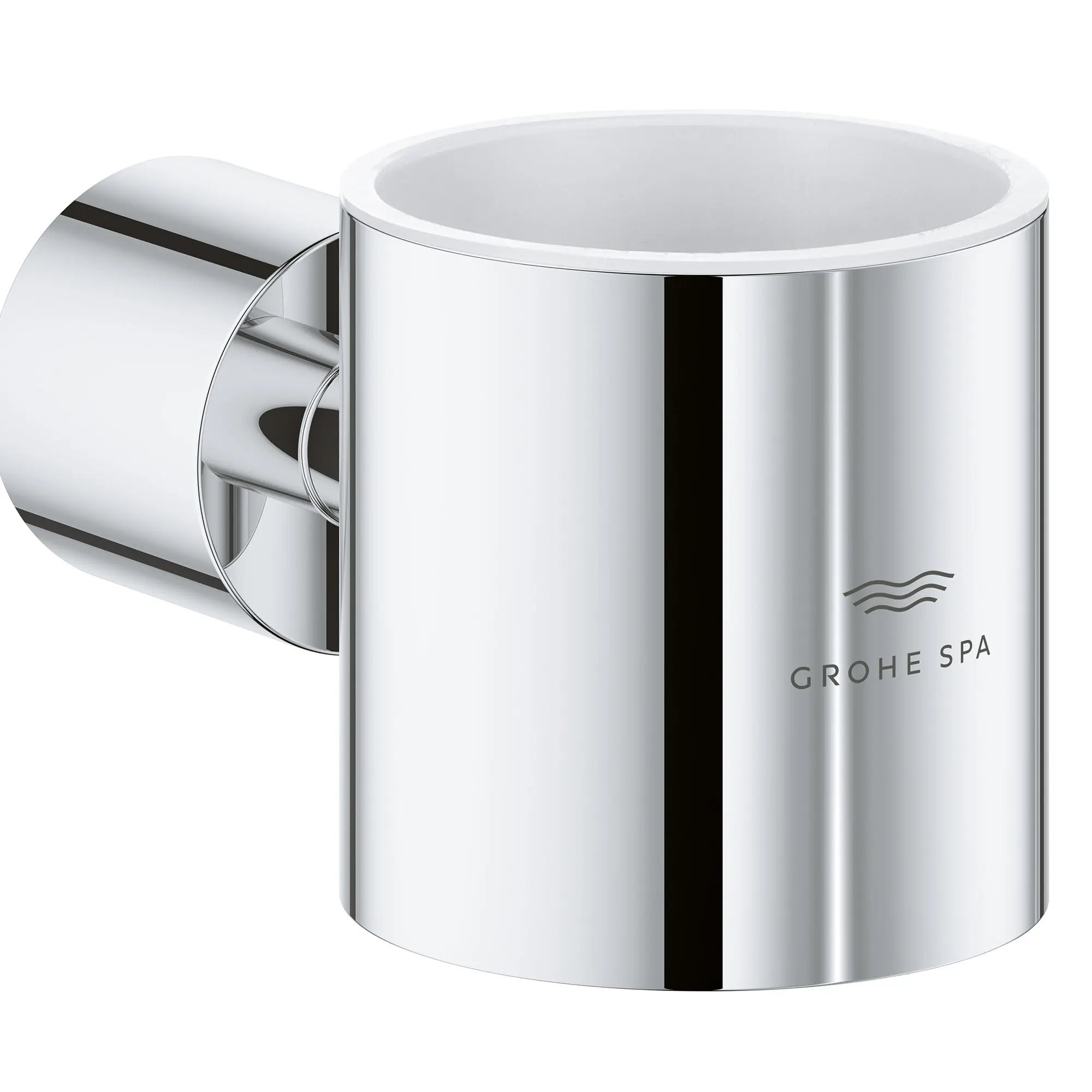 Atrio New Glass Holder // GROHE STARLIGHT CHROME // 161439_Atrio_SiloRight_40884000_0001_Feb2023_0_CDNwebp.webp
