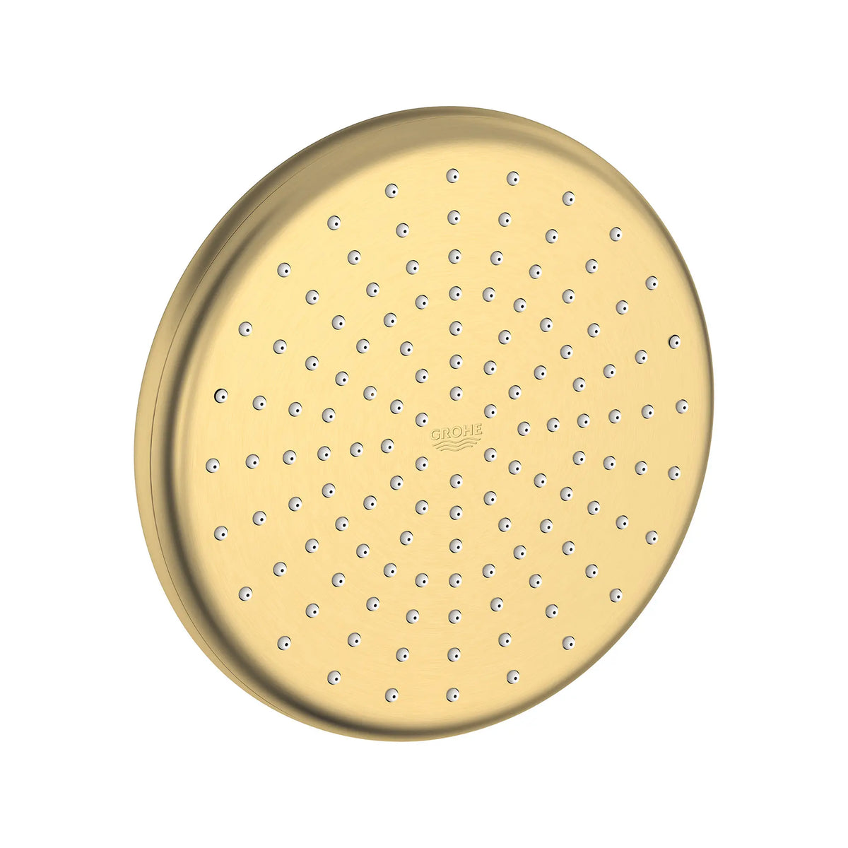 210 Shower Head, 8" - 1 Spray, 6.6 L/min (1.75 gpm) // BRUSHED COOL SUNRISE // 161486_Tempesta_SiloRight_26409GN0_0001_Feb2023_0_CDNwebp_6d1bf7ee-74c2-43ef-9e27-2a91649017d2.webp